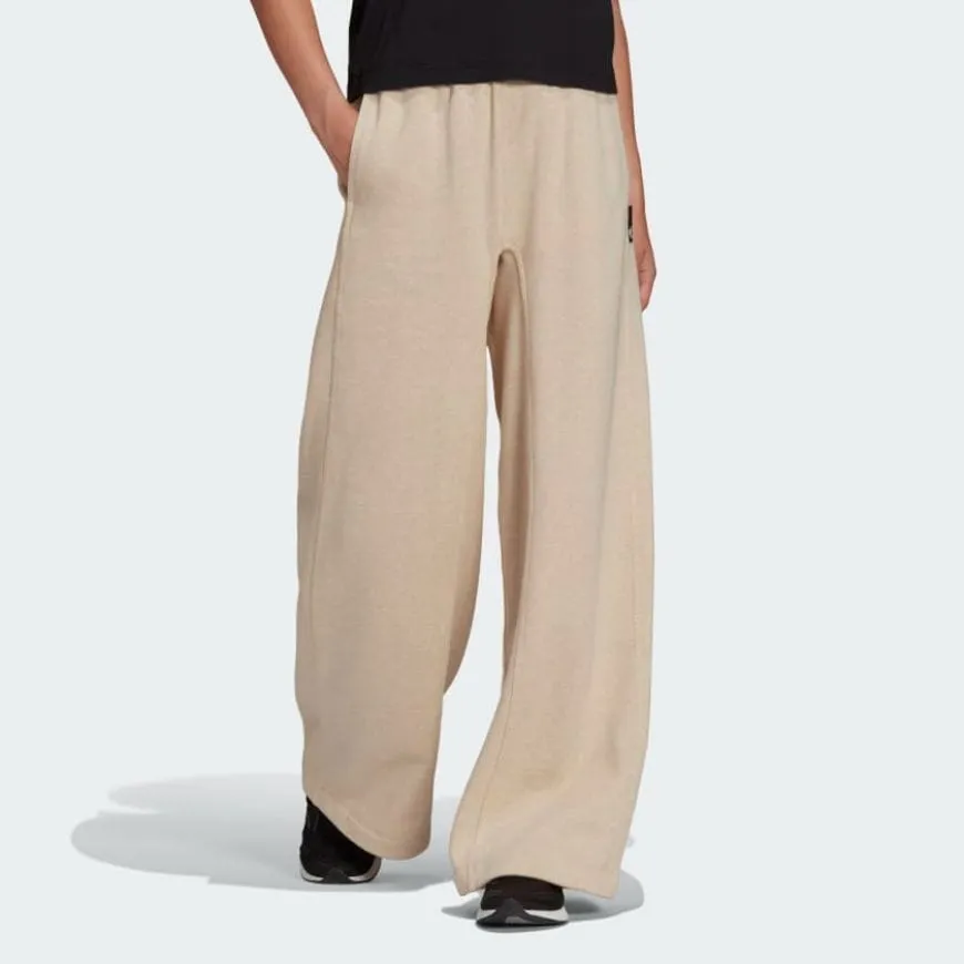 Adidas Studio Lounge Fleece Women Sportswear Pant Beige