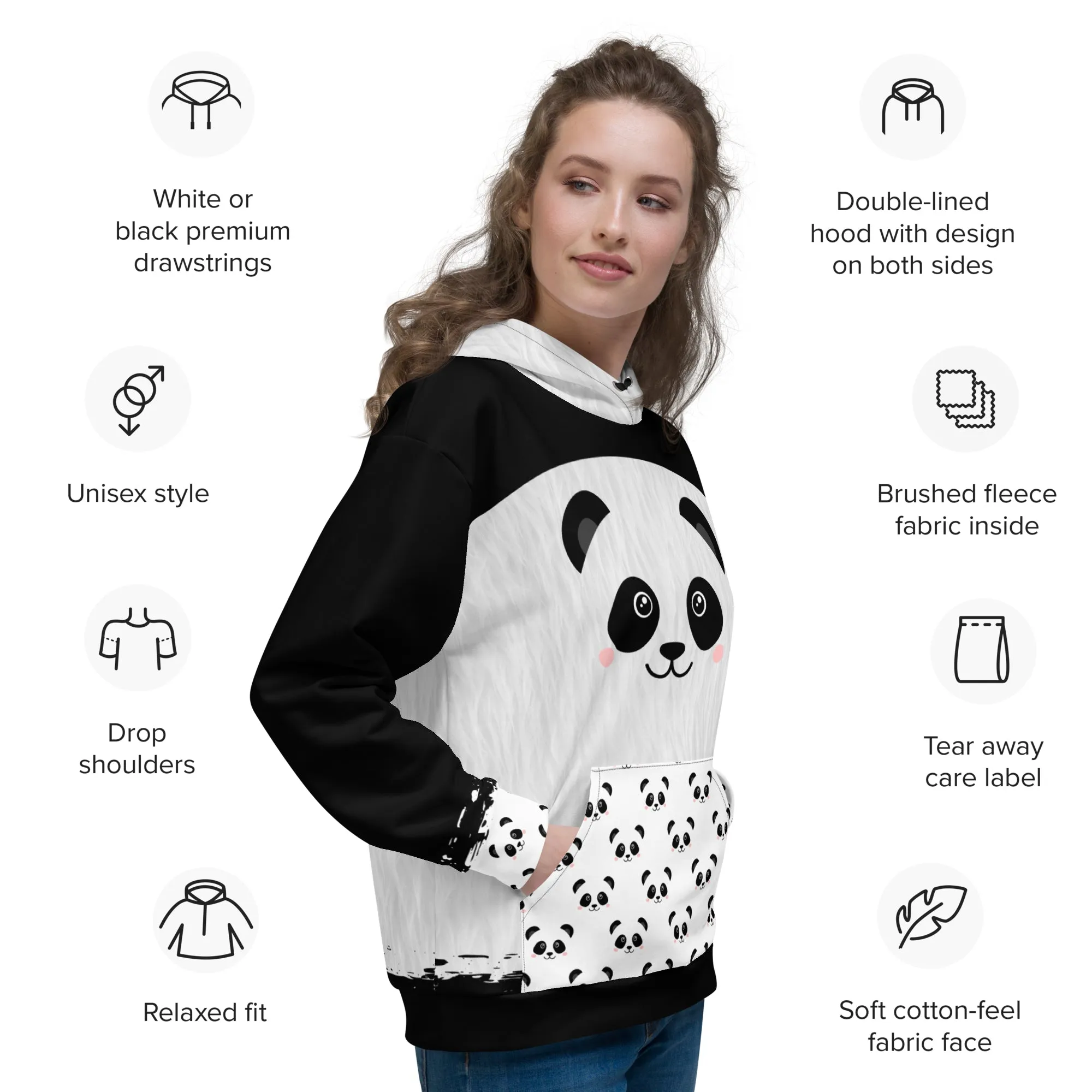 Apanda Hoodie - Cozy Personalized Hoodie for Amanda's | Cute Panda Design for Women & Girls