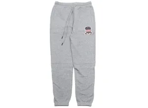 Avirex Icon Jogger Pants in Heather Grey