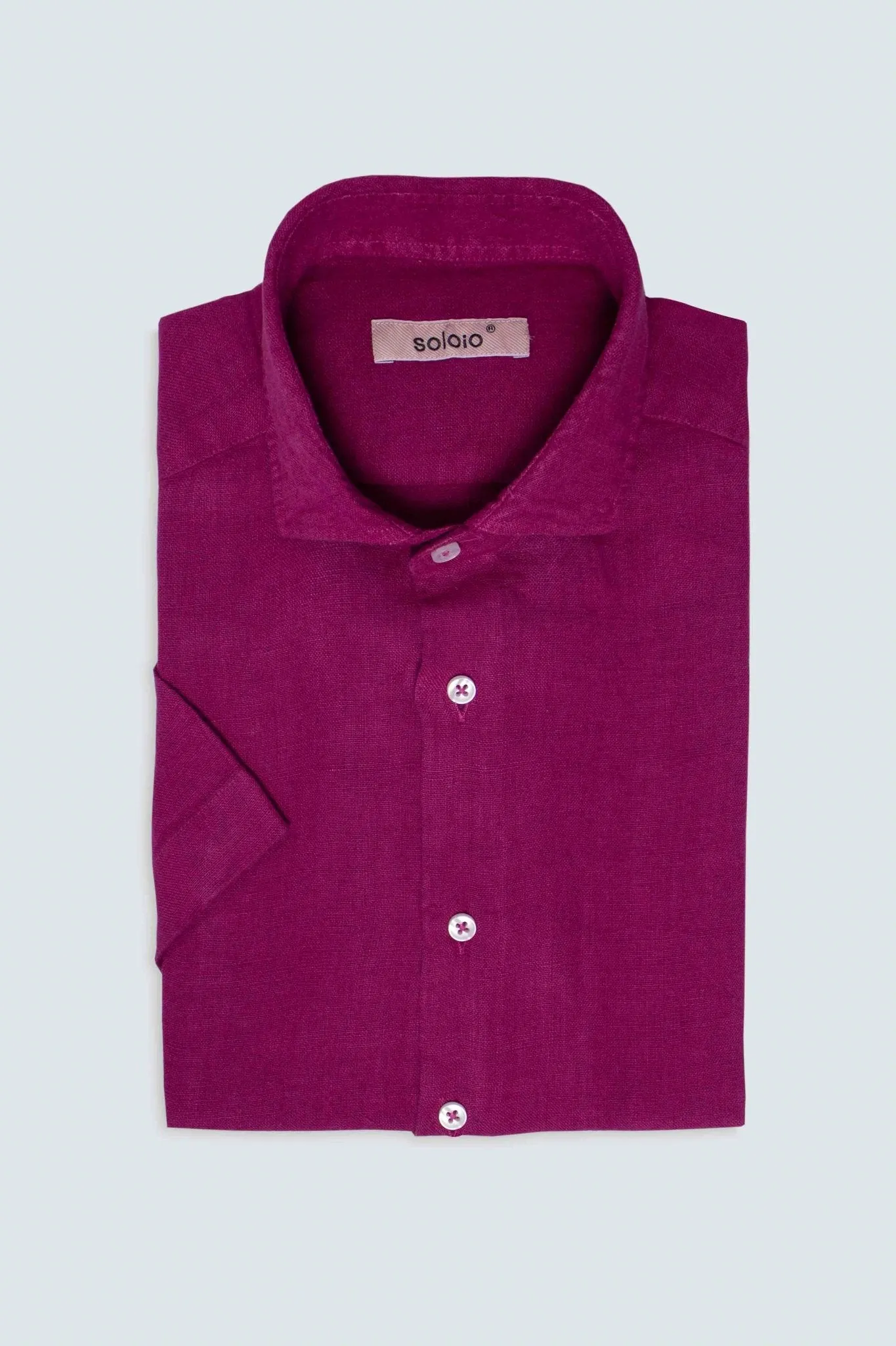 basic linen shirt fuxia mc