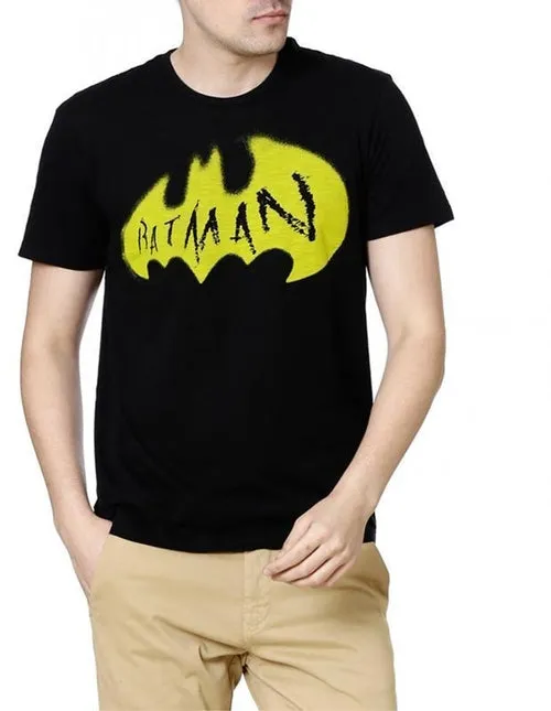 Batman Superhero Protector Black Half Sleeves Men