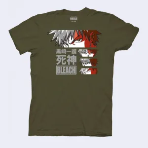 Bleach - Ichigo Eyes T-Shirt (Army Green)