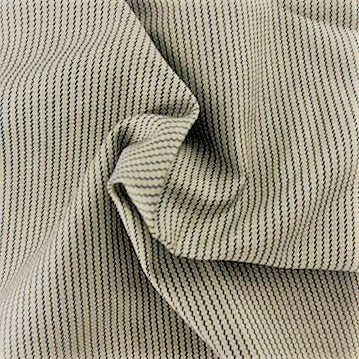 Blue & Khaki Brawny Stripe Oxford Shirting - SKU 6992B #S31/32