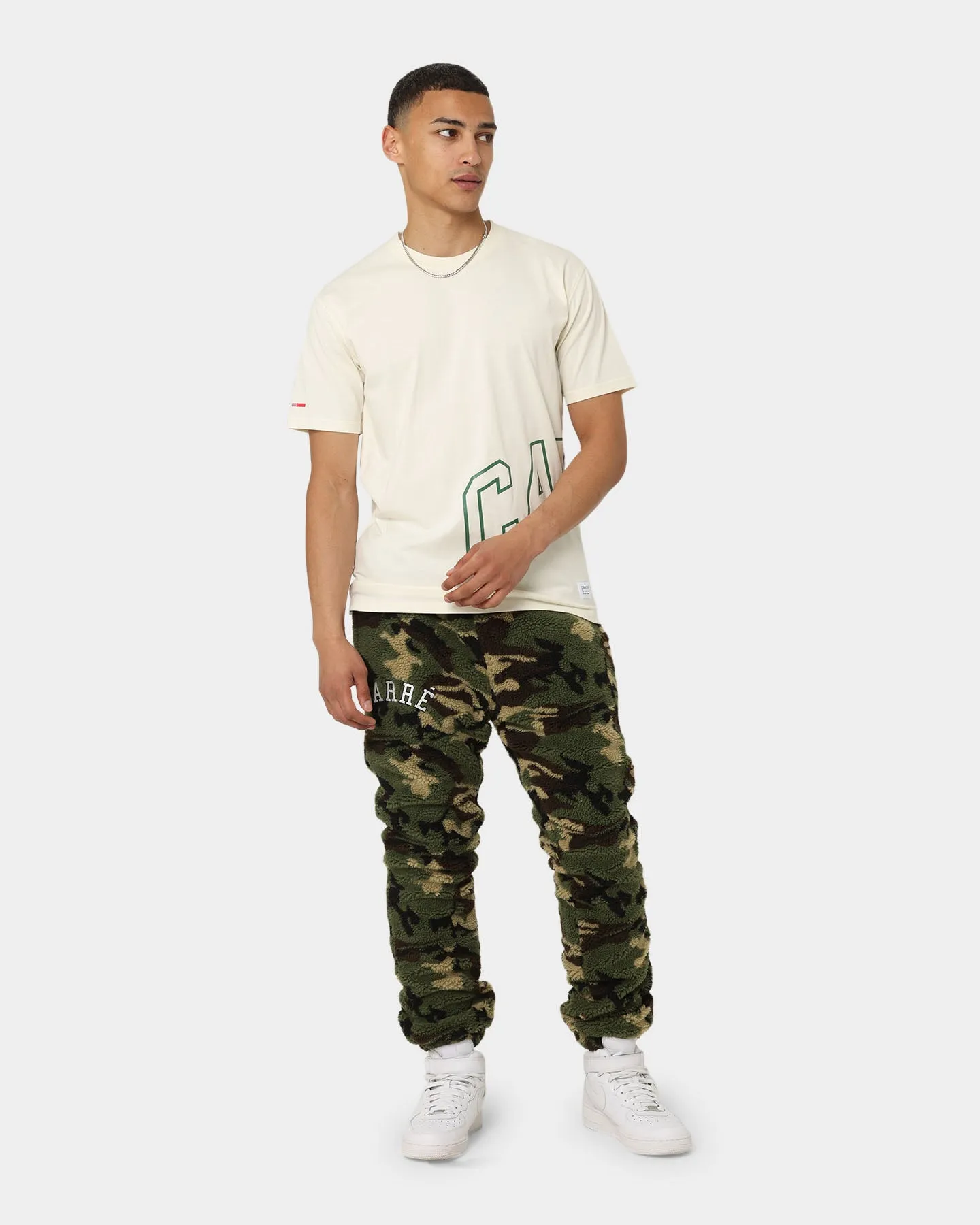 Carre C-Class Polar Fleece Track Pants Woodland Camo