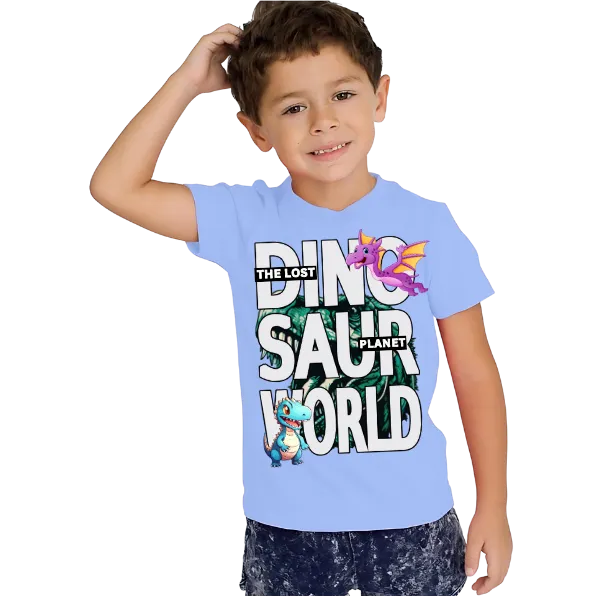 DINO WORLD T Shirt for Kids