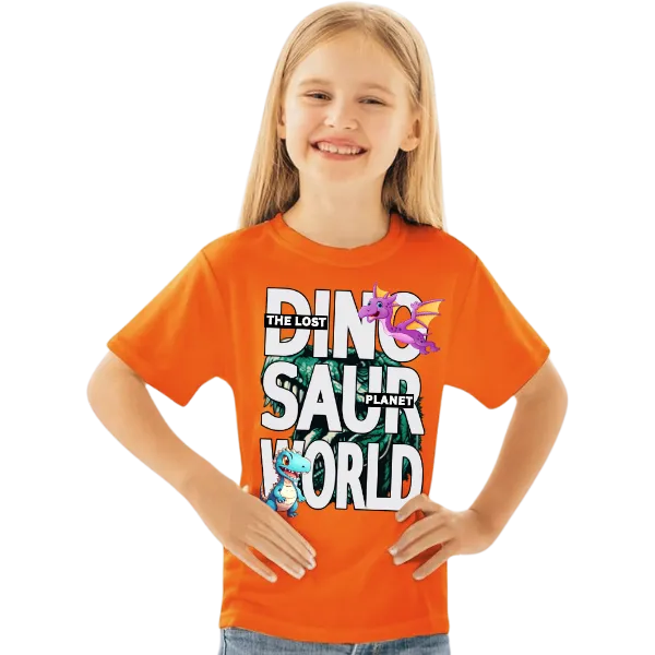 DINO WORLD T Shirt for Kids