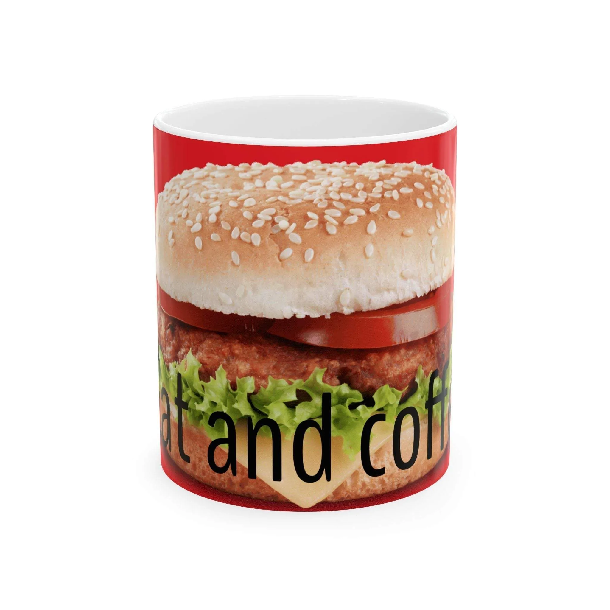 Eat and Coffee Mug (Red)