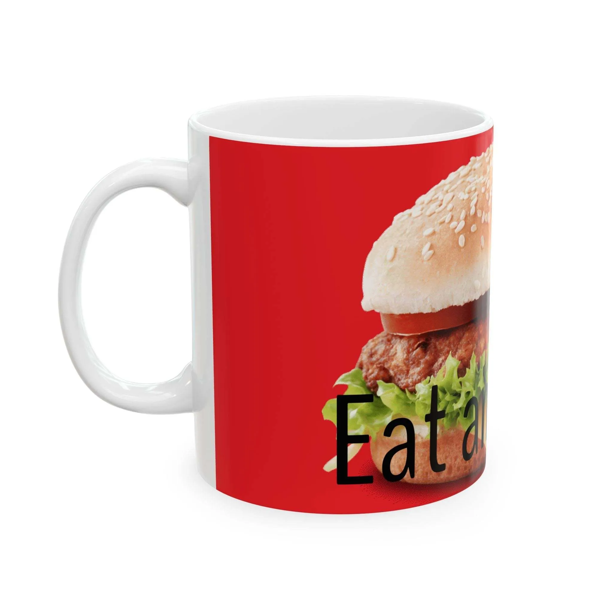 Eat and Coffee Mug (Red)