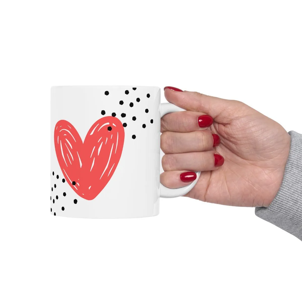 Eat and Coffee Mug (Red)