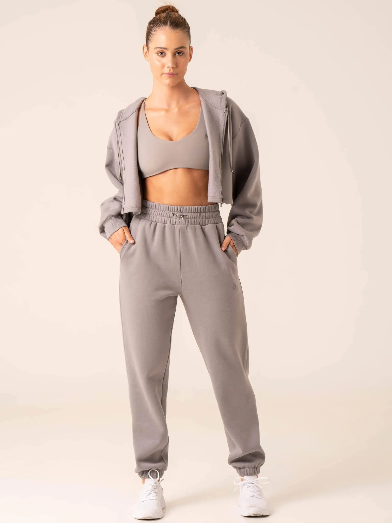 Embody Oversized Track Pants - Steel Grey