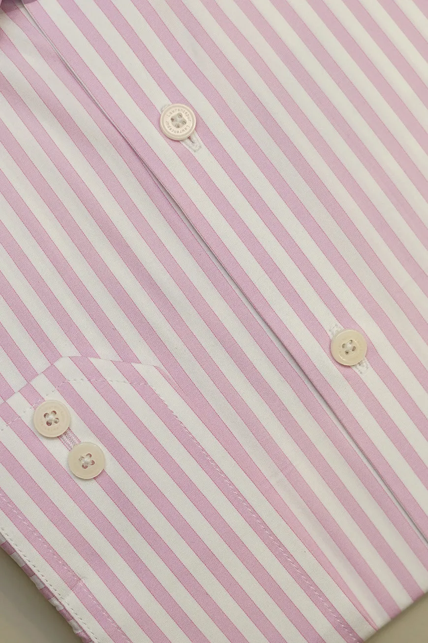 Formal Shirt - Supernova Light Pink Stripes