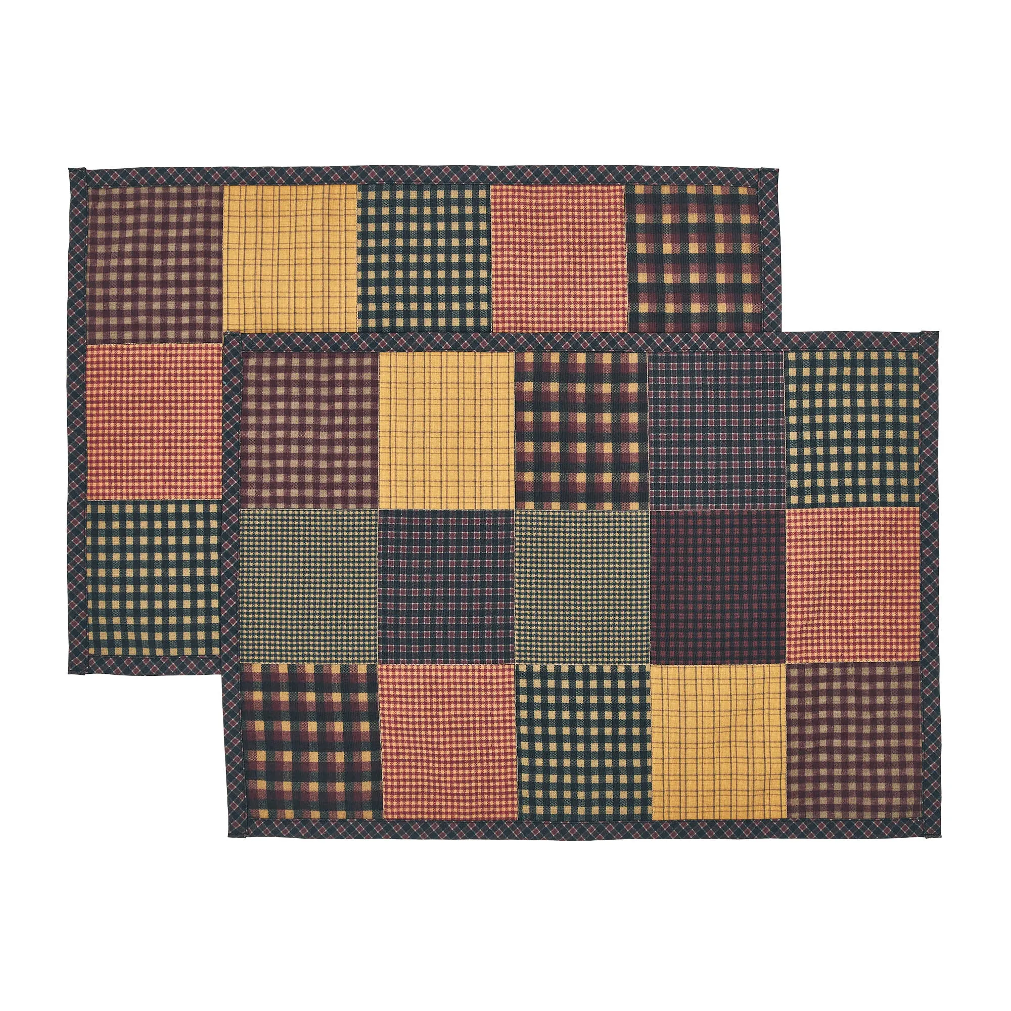 Heritage Farms Quilted Placemat Set of 2 13x19