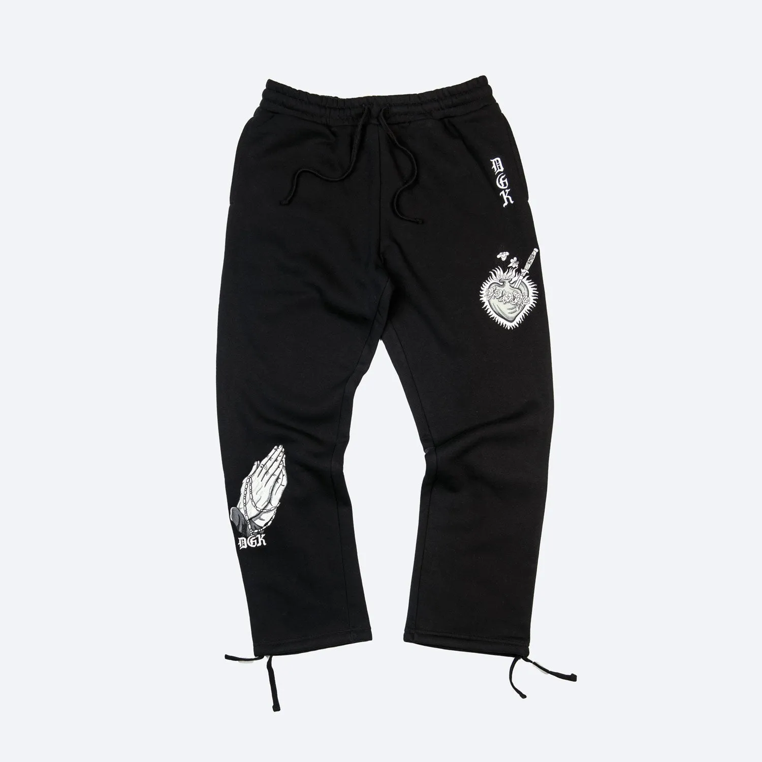 Inked Embroidered Fleece Pants