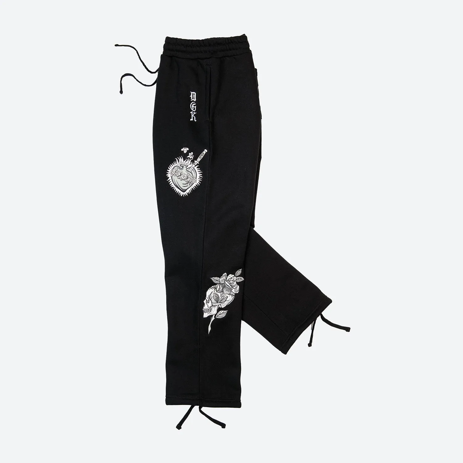 Inked Embroidered Fleece Pants