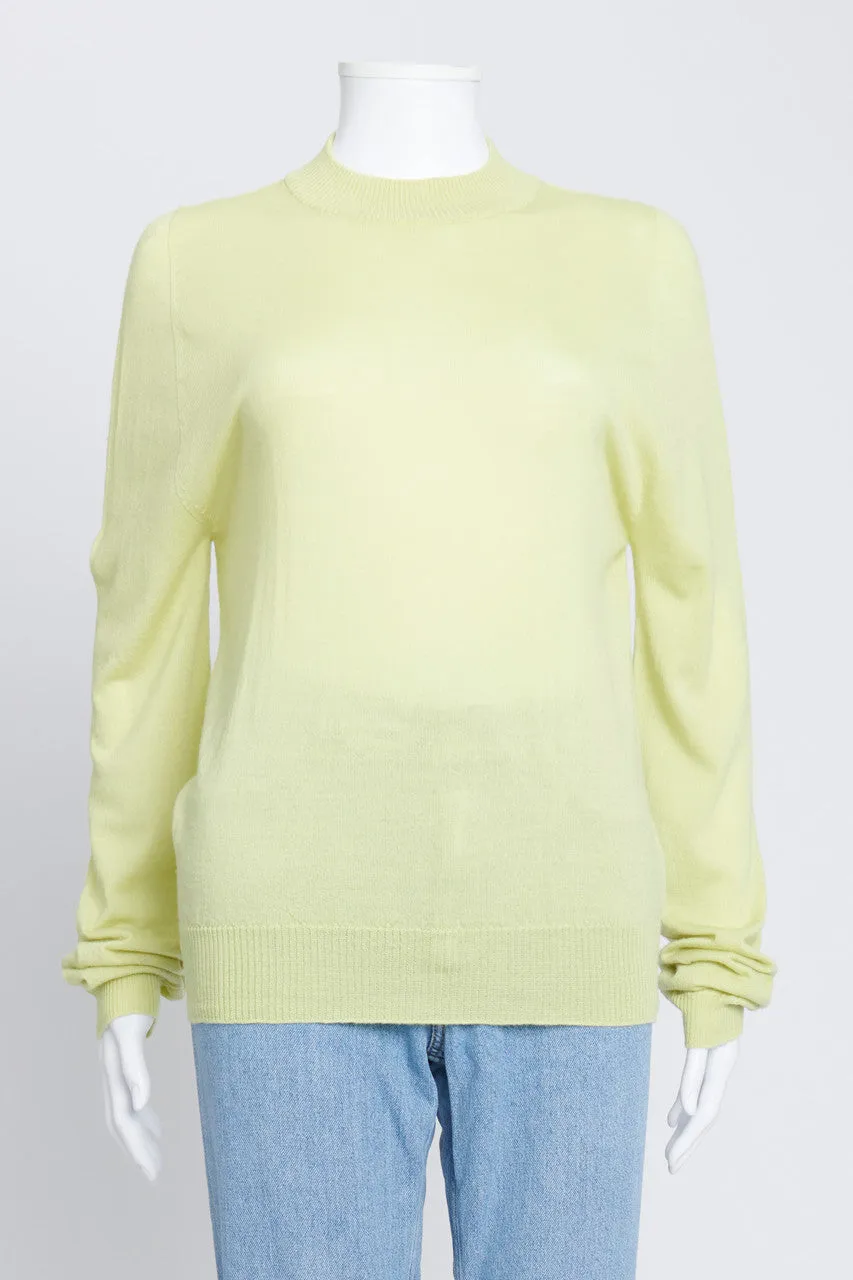 Lime Green Wool Sweater