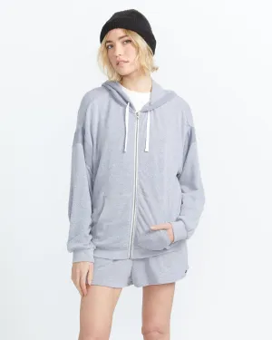 Lived in Lounge Frenchie Zip Hoodie - Denim