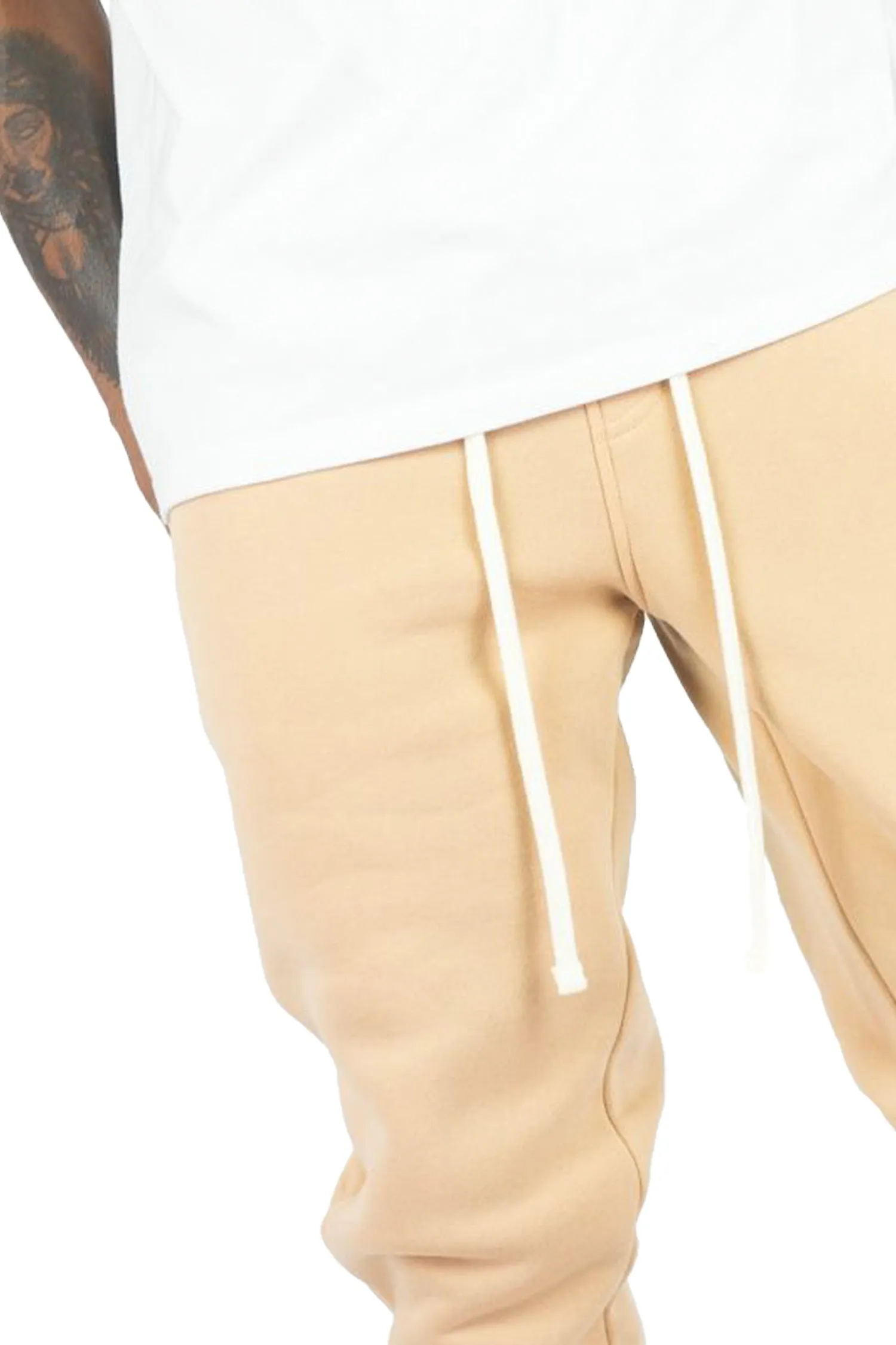 Men's Fleece Stacked Fit Sweat Pants (New Colorways)