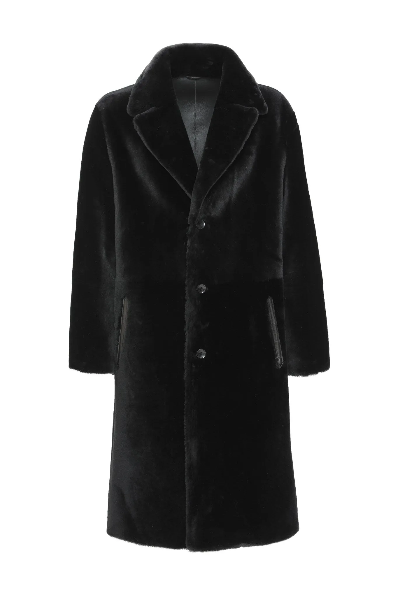 Men's Reversible Merino Shearling Lamb Coat