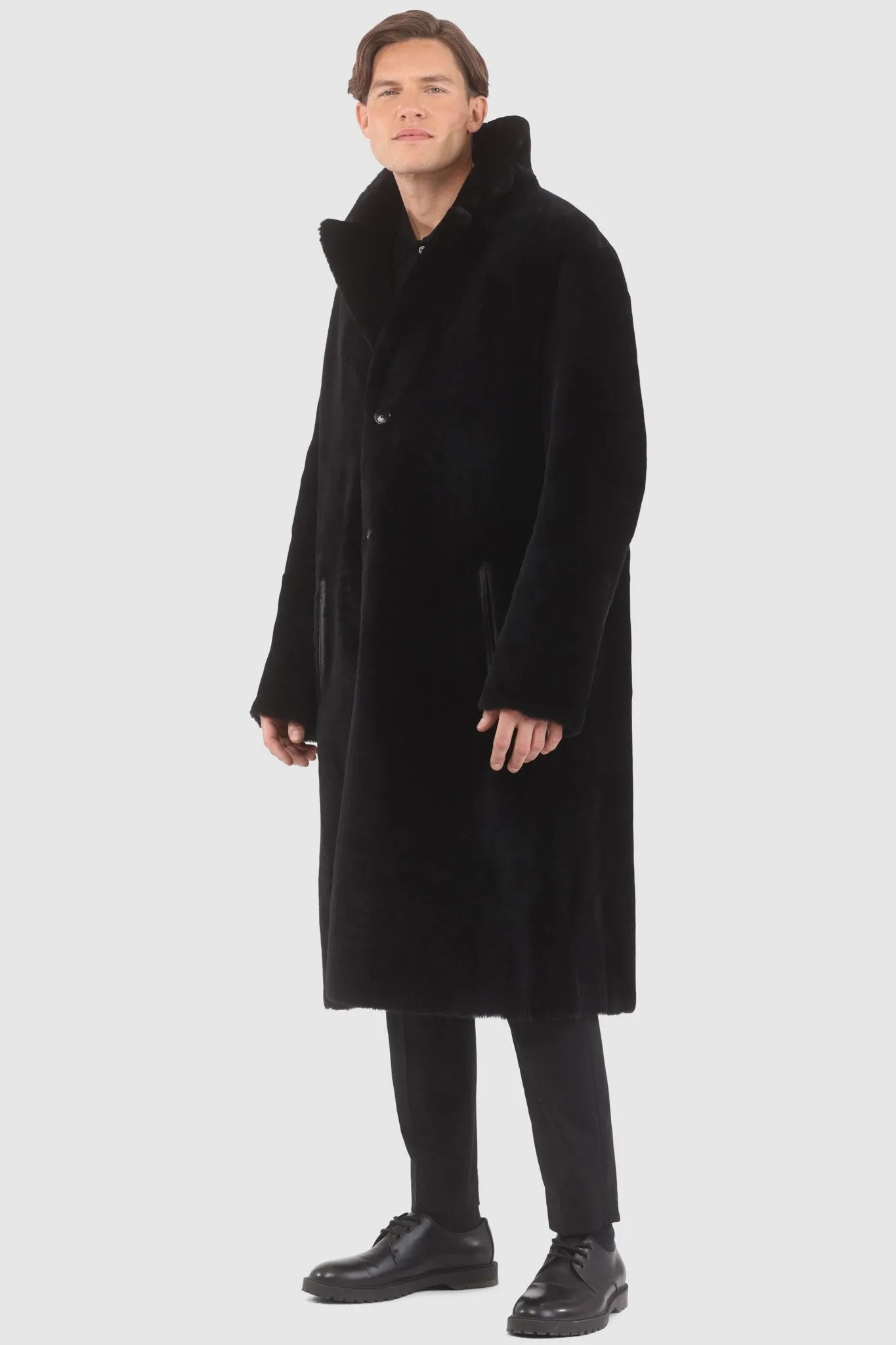 Men's Reversible Merino Shearling Lamb Coat