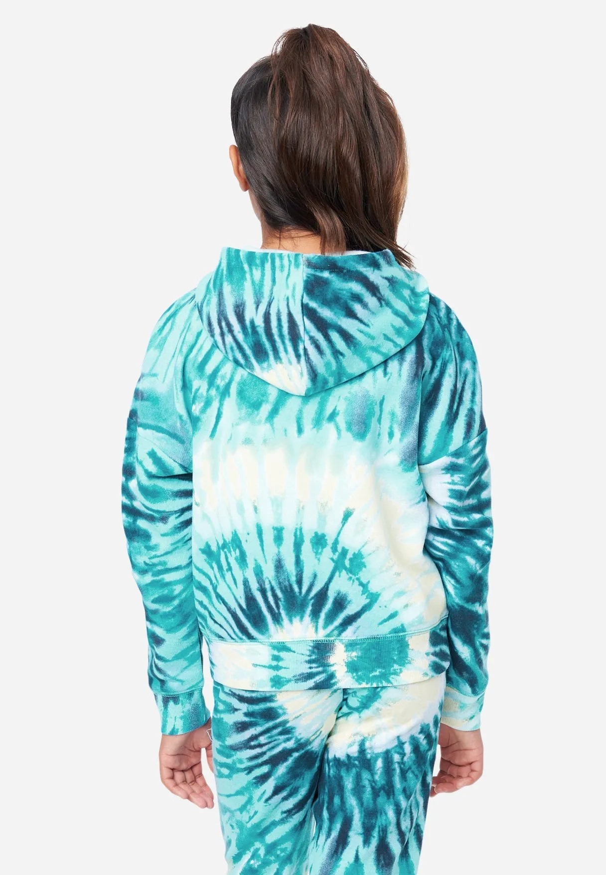 Patterned Fleece Hoodie