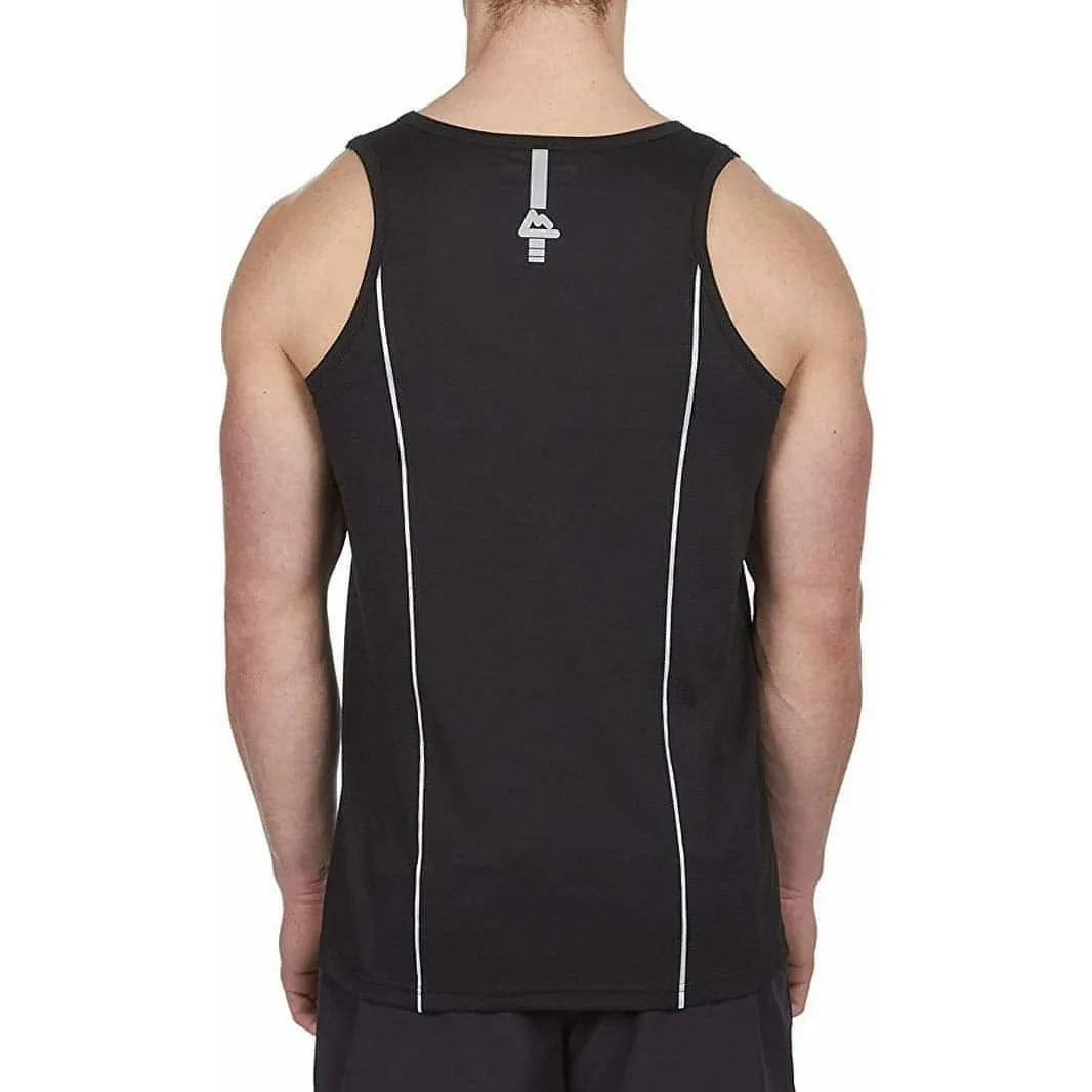 Red Tag Activewear Mens Running Vest - Black