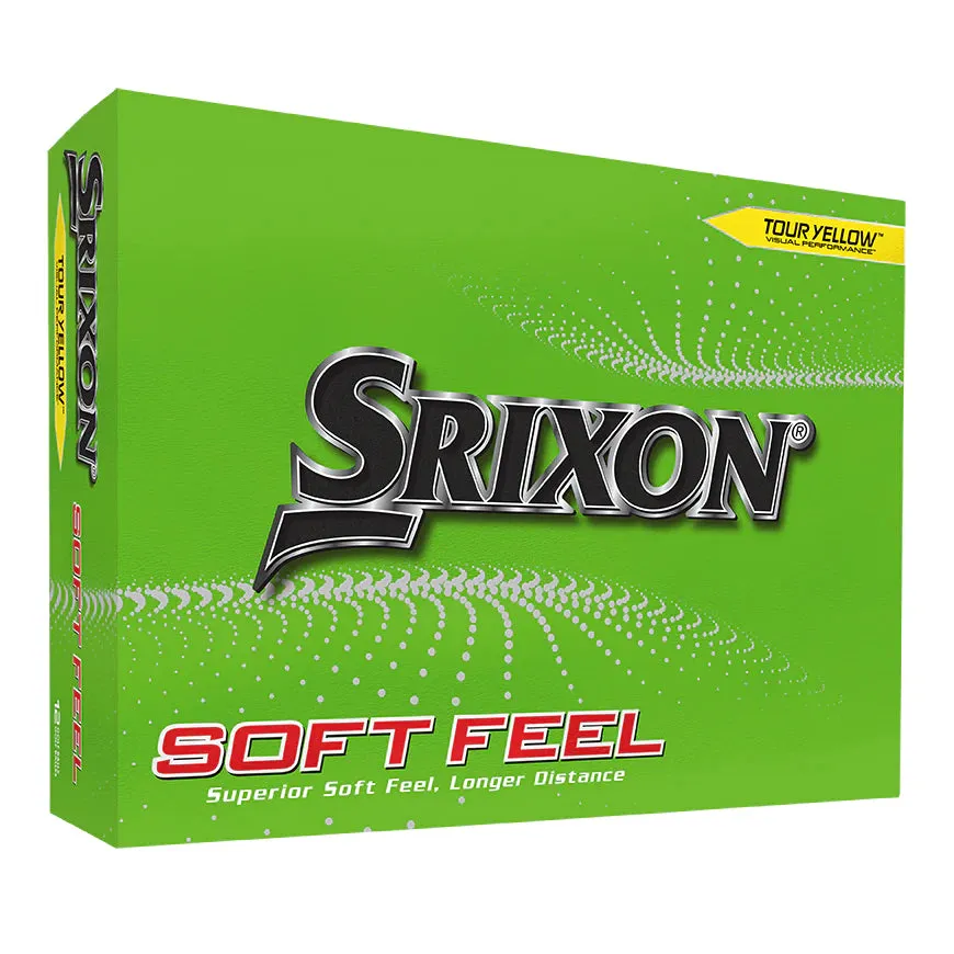 Srixon Soft Feel Golf Balls - Yellow