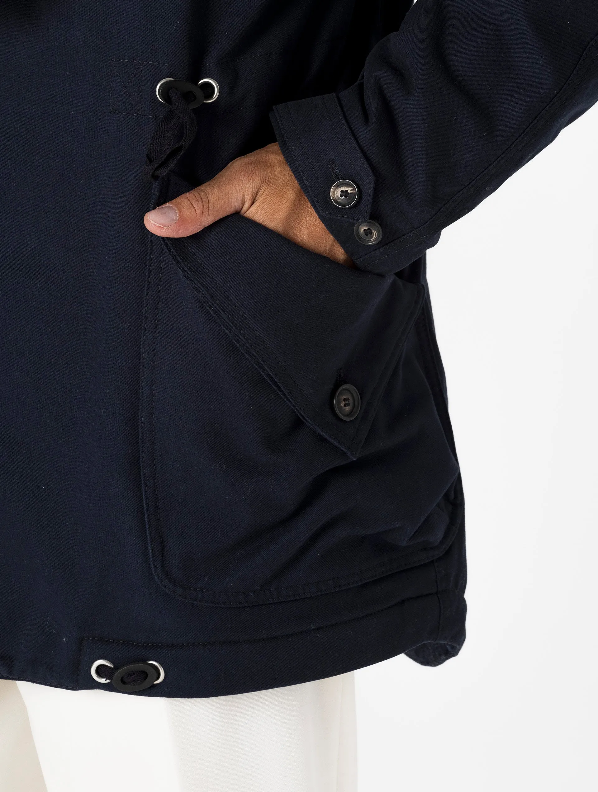 STORM PARKA IN BLUE NAVY