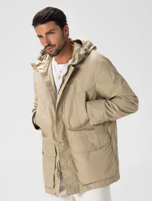 SUMMER PARKA IN LIGHT BROWN