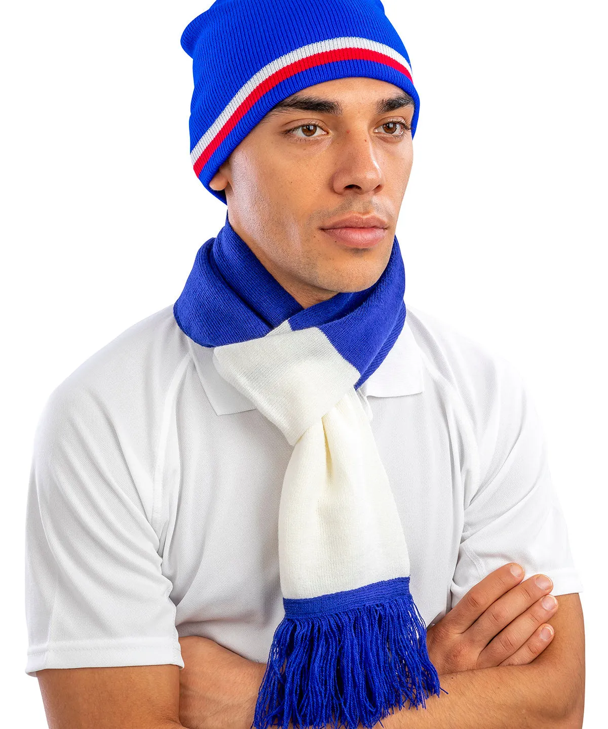 Team scarf | Navy/Sky