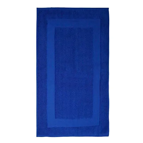 Trident Classic Plus Terry Cotton Bath Mat - 2300 GSM- Super Absorbent & Soft, Easy Care- for Bathroom, Door Mat (Set of 1, Palace Blue)