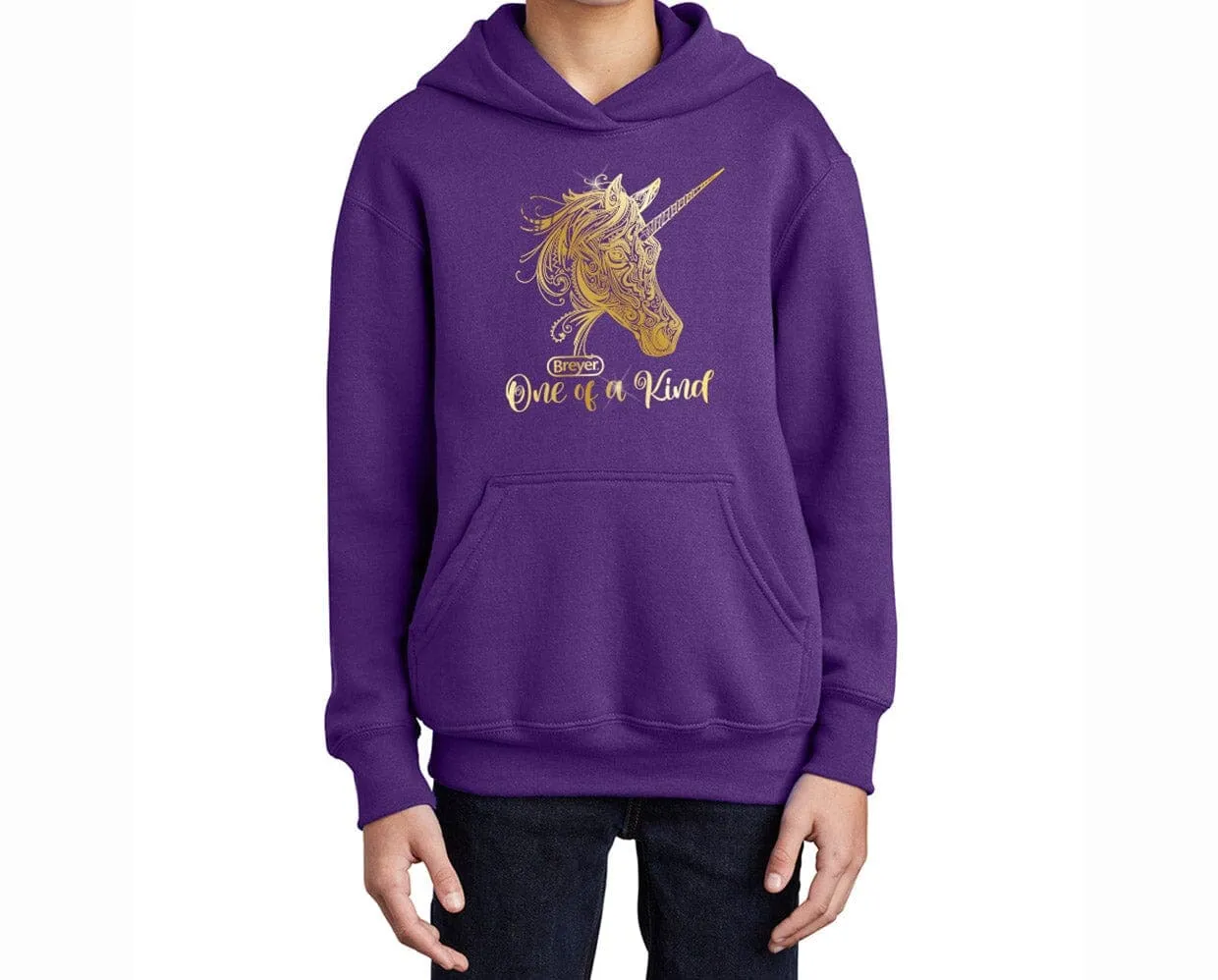 Unicorn Purple Youth Hoodie