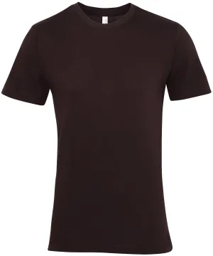 Unisex Jersey crew neck t-shirt | Brown