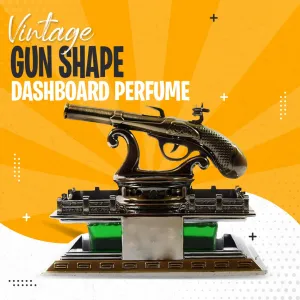 Vintage Gun Shape Dashboard Perfume S-506 - Car Perfume Fragrance Freshener Smell