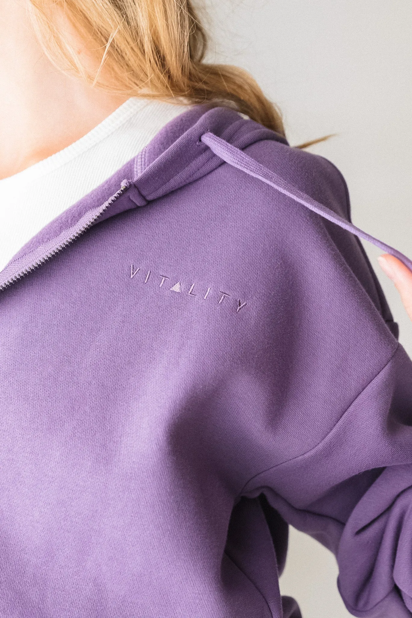 Vitality Cozy Uni Zip - Violet