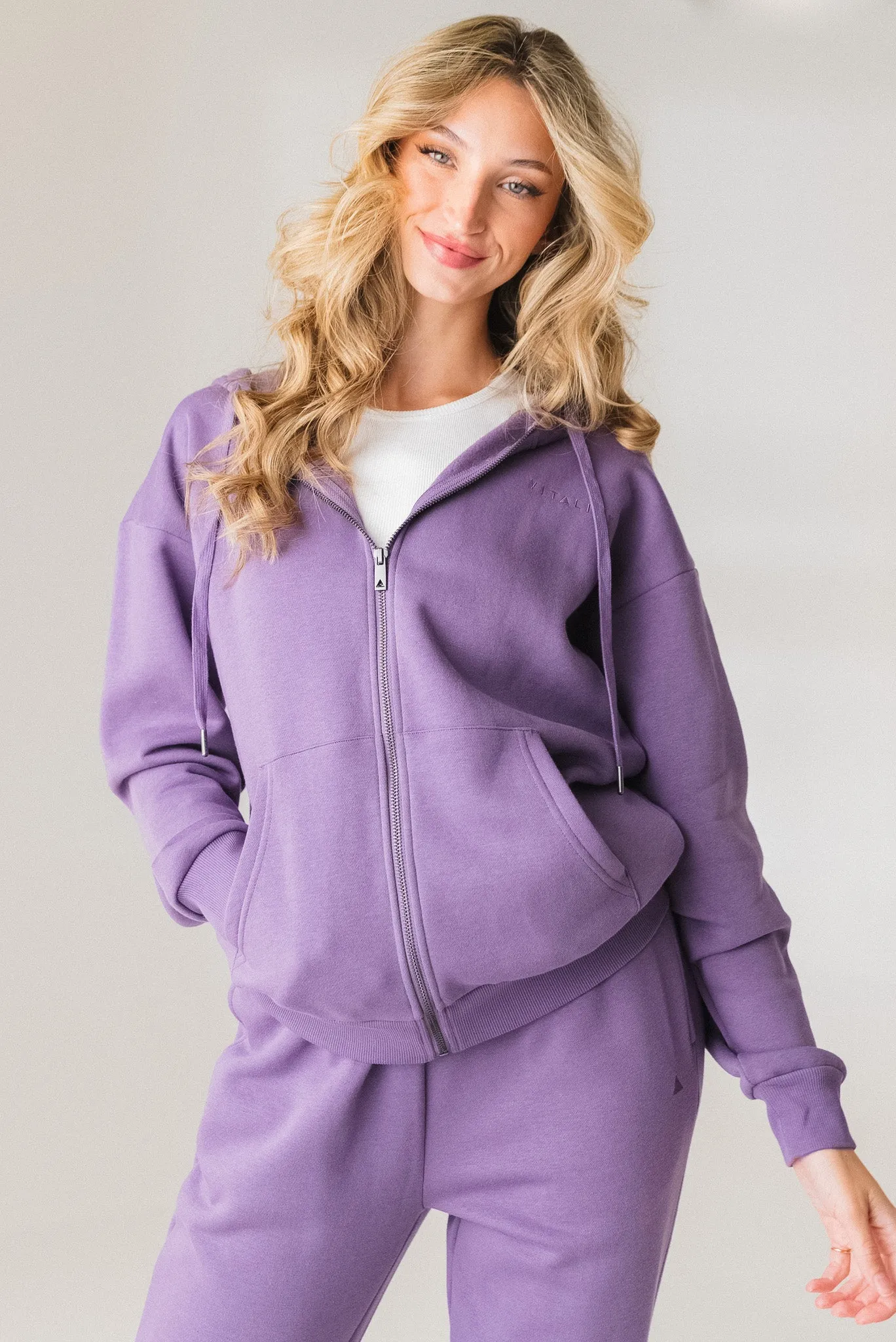 Vitality Cozy Uni Zip - Violet