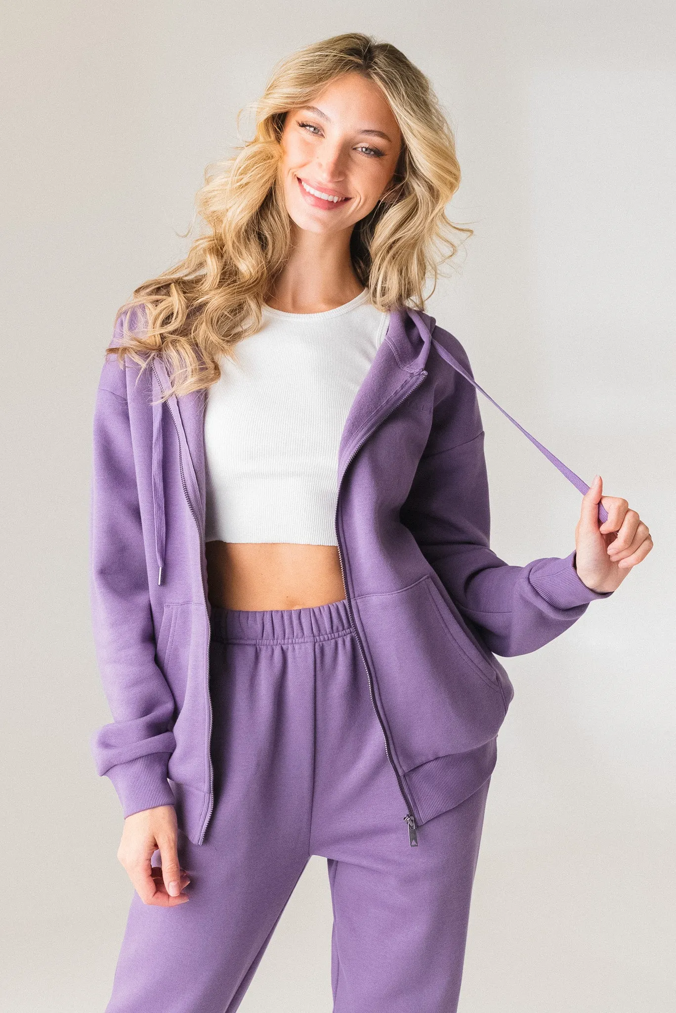 Vitality Cozy Uni Zip - Violet