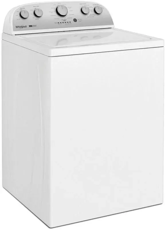 Whirlpool WTW4957PW 27 Inch Top Load Washer with 3.9 Cu. Ft. Capacity, 12 Wash Cycles, and Clean Washer with Affresh® Cycle, 2 in-1 Removable Agitator, Soil Level Selection, Water Level Selection and 360 Wash Agitator Option