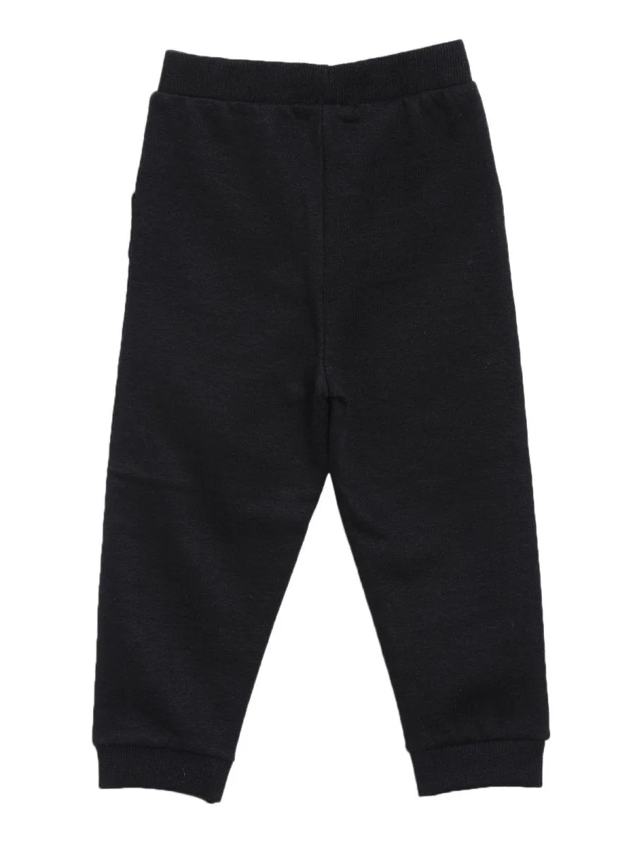 Winter Sweatpants with Fleece- Black