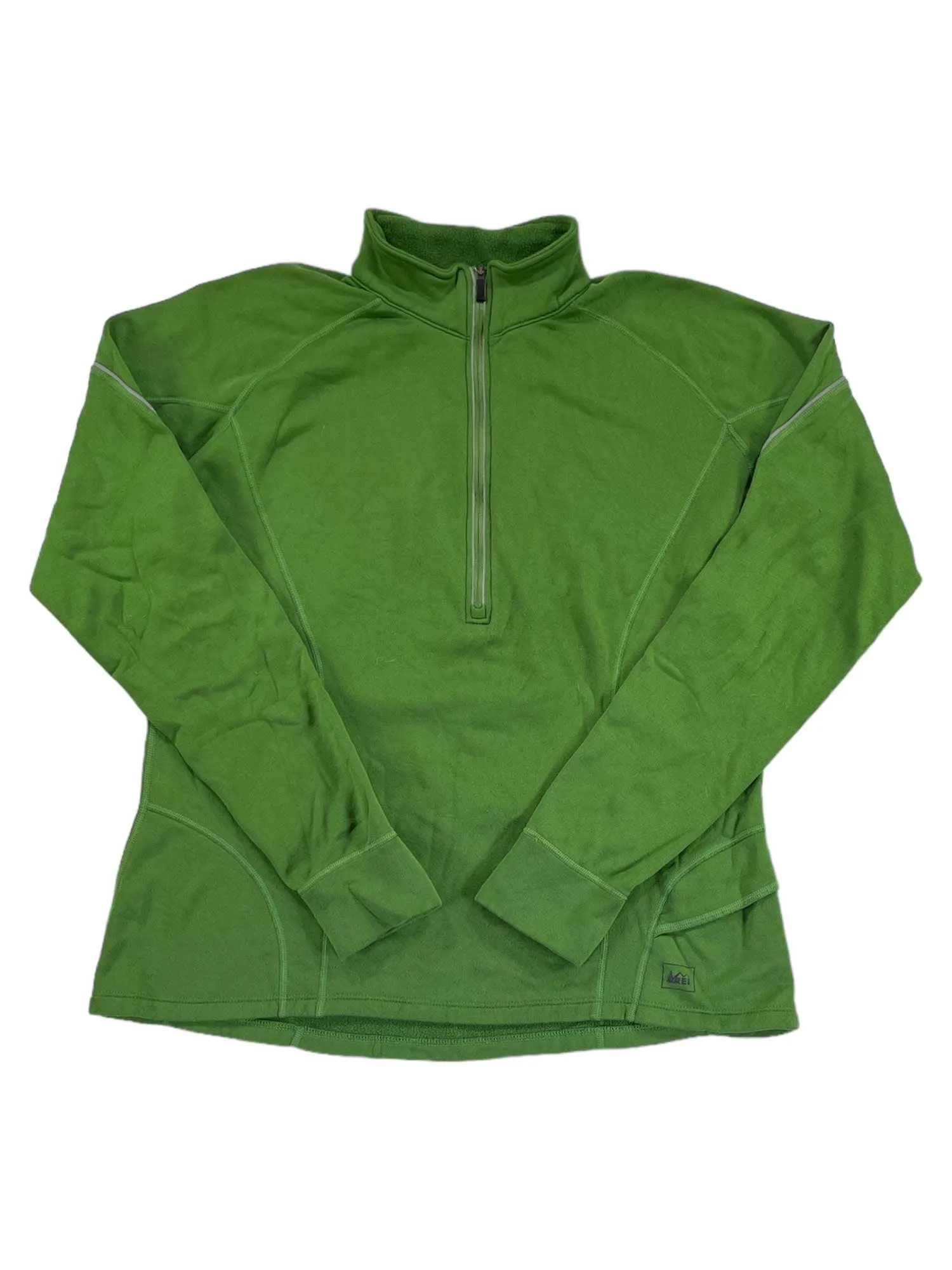 Womens Fleece Polyester Half Zip Pullover